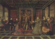 Lucas de Heere The Tudor Sussceesion painting